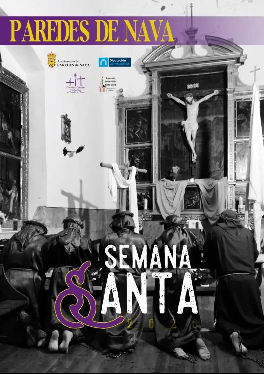 Cartel de Semana Santa en Paredes de Nava 2026